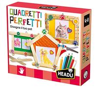 Headu - Cuadros perfectos, Art&Craft Juego educativo 4-8 años, multicolor, IT53740