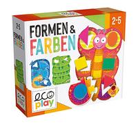 Headu DE52606 Montessori - Juego Educativo (Formas y Colores), Color Naranja
