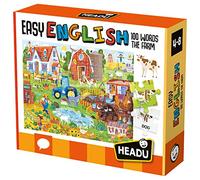 Headu - Easy English 100 Words Farm - Juego Educativo, Multicolor, IT20997