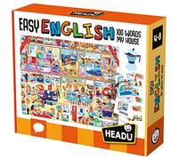 headu - Easy English 100 Words My House Juegos educativos, Multicolor, IT23158