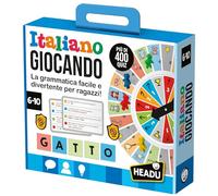 Headu El Gran Juego De Italiano Fácil La Gramática Fácil Y Divertido para Chicos It57021 Juego Educativo para Niños 6-10 Años Made In Italy