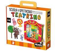 Headu Escuela De Espectáculo con El Teatrino Pon En Escena Tu Primer Recorrido It23653 Juego Educativo para Niños 3-6 Años