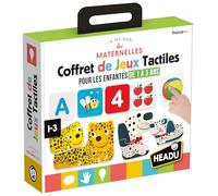 HEADU - Estuche de Juegos táctiles para niños de 1 a 3 años | En colaboración con guarderías, Aprendizaje sensorial Formas y Colores, Idea de Regalo para niños, Fabricado en Italia