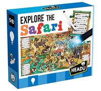 Headu Explore The Safari. Juguete Educativo método científico Stem para niños de Entre 5 y 10 años, Multicolor (IT21420)