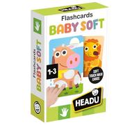 HEADU - Flashcards Baby Soft - Muchos Cachorros Suaves por Descubrir | Tarjetas Sensoriales Táctiles, Juegos Educativos Niños 1-3 Años, Desarrollo Manualidades y Táctiles, Flasdhcards Educativas
