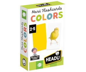 Headu Flashcards Colors Montessori Niños Mu27859 Juego Educativo para Niños 2-5 Años