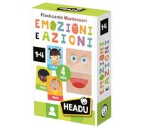 Headu Flashcards Montessori Emotions y Acciones 1-4 años