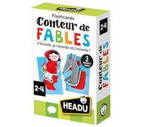 Headu - Flashcards Narrador De Fábulas - Escucha, Yo Cuento e invento. | Juego Educativo 2 3 4 5 Años, Aprender a Hablar, Regalo Niños, Regalo Niño, Regalo Niño, Made in Italy