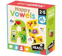HEADU Happy Vowels | Juguetes educativos, aprende el alfabeto, juego de idiomas, edades de 2 a 5 años