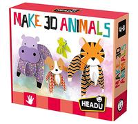Headu Make 3D Animals, Multicolor, Talla única (MU24704)