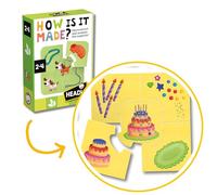 Headu - How Is It Made? | Puzzle 2 Años 30 Piezas | Juegos Educativos Niños 2 Años A 4 | Juegos Infantiles | Regalo Niño