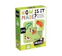 Headu - How Is It Made? | Puzzle 2 Años 30 Piezas | Juegos Educativos Niños 2 Años A 4 | Juegos Infantiles | Regalo Niño