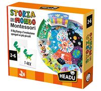 Headu Italy Historia del Mundo Montessori, Multicolor, 24.5 cm x 5.5 cm x 18.8 cm (IT27910)