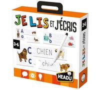 Headu - Je lis et Écris - Aprendo a Leer y Escribir Desde Tres años | Juego Educativo 3 4 5 6 Años, Juego en Caja para niños, Regalo para niñas