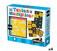 HEADU Juego Educativo Tablas de multiplicar (4 Unidades)