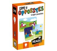 Headu Italia Game of Opposites-Juego Educativo Infantil Stem niñas Entre 3 y 6 años. Desarrollo del Pensamiento lógico por comparación, Multicolor (IT20805)