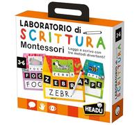 Headu - Laboratorio de Escritura Montessori Juego Educativo, Multicolor (IT23578), Idioma Italiano