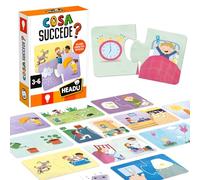 Headu-Lo que Sucede Italy Juego Educativo, Multicolor (15AF6D8059)