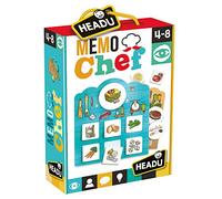 Headu - Memo Chef - Juego educativo para niños de 4 a 8 años, multicolor