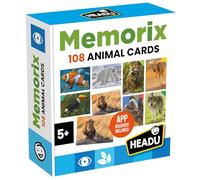 Headu: Juego de memoria con 108 cartas de animales