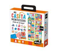 Headu - Mi Casita Montessori Juego Educativo | Montessori 2 Años para Aprender Jugando | Juegos Educativos Niños 2 Años | Juego De Mesa Infantil | Regalo Niño 2 Años