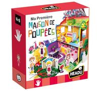 HEADU - Mi primera casa de muñecas - Crea y decora con diferentes materiales! | Juego educativo 4 5 6 7 8 años, kit creativo para niños, regalo para niñas, regalo para niños, regalo para niños, regalo