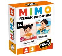 HEADU - Mimo de Acciones para Niños - Emociones, Léxico y Coordinación Corporal | Juego Educativo Niños 3-6 Años, Aprender Lenguaje No Verbal, Idea Regalo Navidad Pascua, Made in Italy