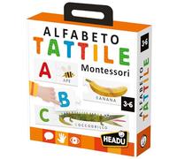 Headu- Montessori Alfabeto Táctil, Multicolor (IT20164)