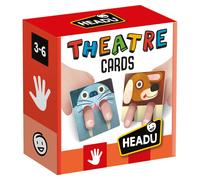 Headu MU51265 Theatre Cards Educational Game Travel, Multicolour