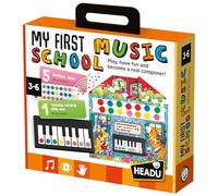 Headu - My First Music School | Piano Infantil | Teclado Piano | Instrumentos Musicales | Juguetes Niños 3 Años O Mas | Instrumentos Musicales Infantiles