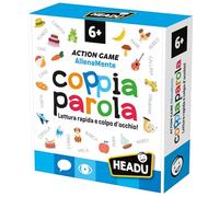 HEADU - Pareja Palabra - Un juego De Lectura Rápida y Golpe De Ojo | Juegos Educativos 5 6 7 8 Años, Juegos De Mesa Niños, Juegos De Palabras, Regalo Niño 6 Años, Regalo Niña 7 Años