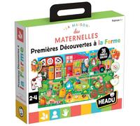 Headu - Primeros Descubrimientos En La Granja Montessori - Mi Primera Granja Pedagógica: Levanta, Descubrir Y Aprender | Juego Educativo 2 3 Años, Juego Educativo Montessori, Regalo Niños, Regalo Niña
