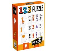 Juego Educativo HEADU Puzzle 123 Números Secuencias Cantidades