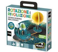 Headu Rotación Y Revolución Construye Un Modelo Giratorio Original It57083 Juego Científico para Niños 6-10 Años Made In Italy