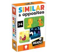 HEADU - Similar & Opposites - Actividades lógicas para los más pequeños | Juego Educativo para niños de 3 a 6 años, aprende los Conceptos de similitud y opuesto, Pensamiento lógico, Regalo Navidad