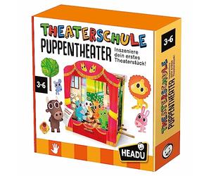 Headu "Teatro de Marionetas de Teatro, escenifica tu Primera Obra de Teatro!: Juego Educativo para niños de 3 a 6 años, versión Alemana (DE56314), Color Naranja