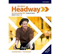 Headway Pre-Intermediate – Student's Book A (Vol. A) – 5.ª edición – Oxford University Press