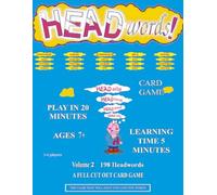 Headwords Cut Out Card Game Activity Book for kids UK Volume 2: Word Game