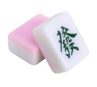 HEAGER Mahjong - Soporte para tubo de ensayo, juego profesional de azulejos para juego de estilo chino con bolsa de almacenamiento (Roze)