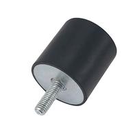 HEAGER Soportes de Goma, separadores, Goma antivibración M8 M10, Tipo aislador de Montaje, Hilo Femenino, Amortiguador aislador de Bobina antivibración, 1 Uds.(M8 30x30mm)