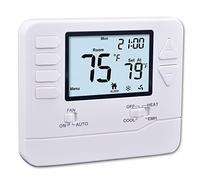 Heagstat H725 Termostato programable con bomba de calor para el hogar, 2 calor/1 frío