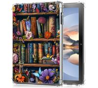 HEAKIERG Funda Transparente para Tablet Amazon Kindle Fire HD 8 y 8 Plus (versión 2022) de 8 Pulgadas, Carcasa Protectora de Silicona TPU Transparente a Prueba de Golpes para HD 8 2022, Libro de