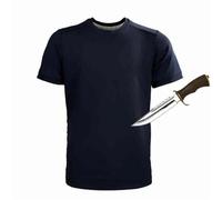 HEALBYBLE Camiseta anti-puñaladas MT800 de nivel 4 for autodefensa contra cuchillos, resistente a cortes y puñaladas. Protección corporal seguridad a prueba,Más duradero(L)
