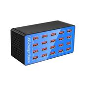 HEALBYBLE Cargador USB rápido Multi de 300W, Cargador de Pared Inteligente portátil con 60 Puertos, estación de Carga USB(100W)