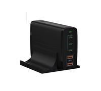 HEALBYBLE el Cargador 5 de 245W USB C vira al Adaptador de Carga rápido de la estación de Carga 140W PD3.1/PPS/QC4+/QC3.0 del Paladio de GAN(2pin P)
