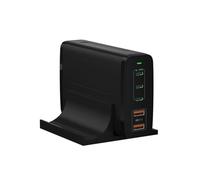 HEALBYBLE el Cargador 5 de 245W USB C vira al Adaptador de Carga rápido de la estación de Carga 140W PD3.1/PPS/QC4+/QC3.0 del Paladio de GAN(3pin P)