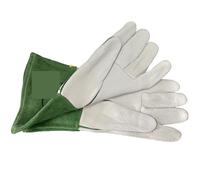 HEALBYBLE Guantes de trabajo for soldadura cuero vaca flor, protección contra arcos eléctricos, vestimenta de seguridad