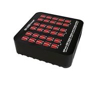 HEALBYBLE La estación Multi del concentrador del Cargador USB 300W 60 vira hacia el Lado de babor el Cargador de Carga rápido de la Pared(50W 10 Port)