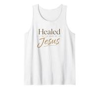 Healed in The Name of Jesus - Christian Faith Proclamation Camiseta sin Mangas