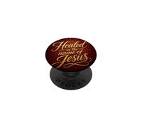Healed in The Name of Jesus - Christian Faith Proclamation PopSockets PopGrip Adhesivo